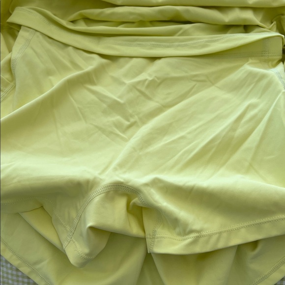 Halara Women's SoftlyZero Airy Backless Twisted Active Dress Yellow Pear Small - Picture 8 of 10